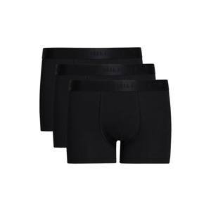 Tommy Hilfiger Black Tonal Logo Trunks 3 Pack